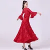 Palco desgaste 2023 elegante vestido de dança de salão padrão valsa dança roupas mulheres competição moderna prática trajes dancewear