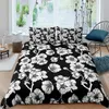 Bedding sets Summer Selling Printed Bedding Sets Home Quilt Cover and Pillowcase 2/3pcs High Quality Lovely Pattern with Tree Flower Women 230427
