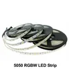 Tira de LED DC12V 5050 RGBW / RGBWW 5M 300LEDs Luz flexible para exteriores Impermeable 5050 Tiras de LED cambiables de color