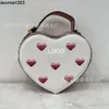 2023 Autumn and Winter Classic Colorful Handheld Love Bag Fashionable Popular Letter Heart Shaped One Shoulder Crossbody Womens Bag Trend