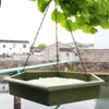 Alimentation extérieure jardin suspendu mangeoire à oiseaux plateau en plastique nichoir bain d'oiseau perroquet bol à boire colibri buveur accessoires pour oiseaux