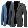 Costumes pour hommes Automne Veste de costume grande taille Blazer à deux boutons Manteau pour hommes