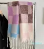 Scarves Plaid Winter Poncho Scarf Shawl And Wrap Cashmere Pashmina Blanket Bufanda Echarpe For Women Fashion Thick Bandana