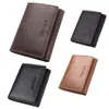 Portefeuilles Jinbaolai Anti-Theft Multi-Card Position RFID Portefeuille en cuir pour hommes334B