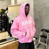 رجال الرجال للرجال Sweatshirts y2k هوديي ملابس خمر الجرونج القوط