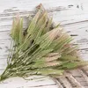 Flores decorativas 12pcs Natural Bouquet Tail Grass Bunco de Grasa Colorida Lagurus Ovatus Decoração de Casamento de Casamento Artificial