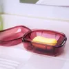 Gerichte PCDG Material Hochwertiges Seife Aufbewahrungsbox Dish Bad Accessoires Seifenkastenhalter mit Decklidwasser undak -Design