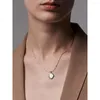 Подвесные ожерелья Enfashion Oval Shell Pendants Trending Products Ожерелье для женщин из нержавеющей стали, модные украшения P203127