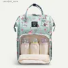 Diaper Bags Sunveno Mommy Diaper Bag Large Capacity Baby Nappy Bag Designer Nursing Bag Fashion Travel Backpack Baby Care Bag for Mother Kid Q231127