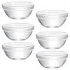 Zestawy naczyń stołowych 6PCS szklane deserowe miski Stackable Parfait Cups Mousse Bowls Warzywki Owoce