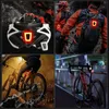 Lumières de vélo USB lampe de poche rechargeable pour vélo feu arrière casque de vélo étanche feu arrière cyclisme voyant d'avertissement Flash Cyling lampe arrière P230427