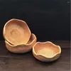 Dinnerware Sets Autumn Vines Containers Wave Style Vegetable Fruit Basket Wooden Bread Storage