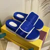 With Box Designer Slippers Mens Womens Fashion Slipper Luxury xAD Cotton Sponge Magic Tape Embossed Platform Sandals Summer Indoor Increase By 5cm Sandal