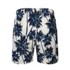 Herren Shorts Sommer Herren Strand Hawaii Casual Sports 3D-Druck Atmungsaktive Badebekleidung Board Badehose für Herren