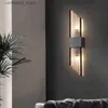 Настенные светильники Light Luxury Lamp Modern LED Gold Внутреннее освещение Бра Домашний декор для гостиной Спальня Прикроватная лестница Q231128