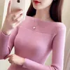 Women's Sweaters 2023 Spring Casual Long Sleeve Autumn Knitted Sweater Women Pullover Korean Style Winter Slim Undershirt White Knitwear