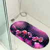 Mats Free Shipping 35x70cm Landscape PVC Anti Slip Douche Bathroom Mat Shower Pad Tapete Banheiro Antiderrapante Tappetino Doccia