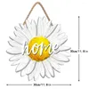 Flores decorativas são bem -vindas com corda de coroa da porta da frente da varanda, sinalização de eucalipto artificial vasta floral wali wood hang party johreywarming housewarming