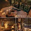 Guirlandes lumineuses de glaçons de noël, décorations extérieures, étoile Led, 20m, 864 LED, 220V, prise EU/US, année 2024, mariage