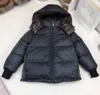 New baby down jackets Double sided use winter boys coat kids designer clothes Size 120-160 Letter printing girls boys Outwear Nov25