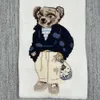 RL Bear's Women's Sweters Kobieta okrągła szyja i SWEATER SWEATER W SWEATER KLASYCZNY Moda RL Mały haft haftowy Laurens Button 8282