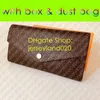 M60531 Sarah Wallet Designer Womens Envelope Flap Emilie Josephine Wallet Key Card Coin Holder Purse Mini Pochette Accessoires POU278E