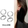 Hoop Earrings Simple Ear Buckle Senior Sense Of Female Wholesale Temperament Plain Circle Niche
