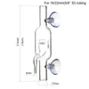 Equipamento aquático inline co2 bolha difusor reator injetor para tanques de aquário plantados qualidade vidro resistente difusor cerâmico