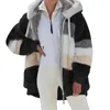 Cappotto invernale da donna in misto lana per donna Cappotto oversize lungo con orsacchiotto Cappotto caldo ispessimento in pile Cappotti in pelliccia sintetica Giacca invernale da donna a maniche lunghe Top 231127