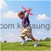 Novel Games Foam Glider Airplane Toys Aircraft Hand Throwing Planes 13.5 Flying Airplane Model Outdoor Sports 3 Flight Mode Birthda Amipo