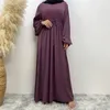 Etniska kläder muslimska lös svart abaya för kvinnors kimono dubai blixtlås front mantel marockansk lång klänning jalabiyat arabiska ramadan kvinnor kaftan