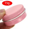 Aluminum Metal Pink Jars Professional Cosmetic Refillable Container Cream Jar Pot Bottle Makeup Cases Storage Boxgood 100pcs 15g