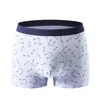 MUITOPANTES 3PCS/LOT Men Boxers Roupa íntima de alta qualidade Fabric sexy Sexy confortável sem trapaça Panties listrados de atacado atléticos