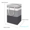 Duffel Bags Foldbar Tvättkorg Standing Tyg Organisator Hinkar stor kapacitet Vattentät med handtag för badrummet babyrum