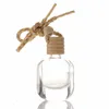 Auto Parfum Fles Luchtverfrisser Diffuser Opknoping Lege Glazen Hervulbare Flessen Verpakking Hanger voor Auto Decor Accessoires Kxkpr