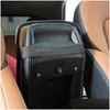 Capas de assento de carro Ers Strass Cristal Braços Er Pad Veículo Center Console Arm Rest Box Almofada Diamante Meninas Interior Accessorie Dhlm6