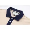 Polo de designer pour hommes t-shirt d'été de luxe polos mode t-shirt respirant à manches courtes revers haut décontracté M-3XL
