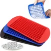 Baking Moulds 160 Grid Ice Tray Mini Cubes Foldable Box Mold Small Square Maker Silicone Molds Chocolate Home Gadgets