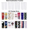 US voorraad 25 pc/carton 20 oz Sublimatie Tumbler fles Blank Rvs Tumbler DIY Rechte Cups Vacuüm Geïsoleerde 600 ml Auto Koffiemokken NIEUWE