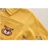 Clothing Sets Designer Baby Boy Clothes Outfits 2023 Autumn Kids Turn-Down Collar Corduroy Cardigan Jackets Shirts Pants 3Pcs Children Othuo