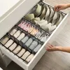 Opbergdozen Bakken 2/3PCs Ondergoed Lade Organizer Box Opvouwbare Closet Organisatoren Divider voor Onderbroeken Sokken Bravaiduryd