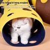 Toys Cat Toy Cat Tunnel Deformable Kitten Nest Collapsible Tube House Tunnel Interactive Pet Toy Jouet Chat Rabbit Play Tunnel Tube