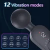 Vibratorer 72-växlad ares-av-vibrator kvinnlig andra vagina klitoris g-spot kwd stimulator uppvärmd onani enhet sexleksaker för kvinnor 230426