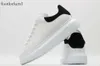 2024 Designer Sneakers Luxury Overized Casual Shoes White Black Leather Veet Suede Womens Espadrilles Trainers Mens Women Flats Lace Up Platform