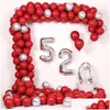 Autres fournitures de fête d'événement DIY Ballons en latex Outil de modélisation Chaîne de ballon en plastique 5M Bouton de cravate Anniversaire Décoration de mariage Drop Del Dhgxh