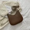 Abendtaschen Pu-Leder Schulter für Frauen Mode Handtaschen Casual Damen Umhängetasche Vintage Messenger Shopper weiblich