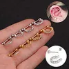 Moda coreana Cz Zircone Chiodo dell'osso dell'orecchio Dodici costellazioni Unghie dell'orecchio Acciaio inossidabile Sfera intrecciata Earnail Piercing Orecchino Borchie Gioielli Anello orecchio in oro 14k