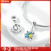 Loose Gemstones In S925 Sterling Silver Luminous Sun Moon Series Charms Fit Bracelet DIY Bead Pendant Woman Jewelry 2023