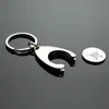 Shopping Carts Token Keychain Metal Portable Shopping Trolley Token Keyrings Key Hook Key Ring Coin Holder