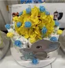 144pcsミニPE人工バラの花の頭偽造ローズディーウェディングフラワーアクセサリーブライダルヘアクリップヘッドバンドドレスを作る